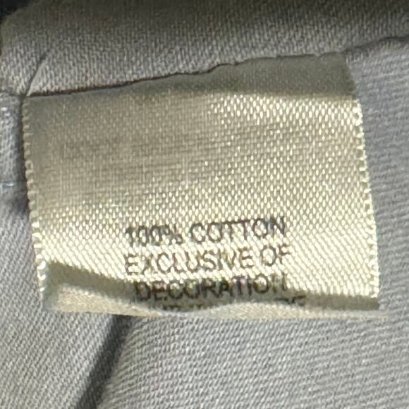 Vintage Le Tigre Size Large Blue and Green Polka Dot Button Up Blouse - Picture 8 of 8